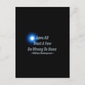 Ik hou van iedereen die vertrouwen heeft dat een p briefkaart (Voorkant)