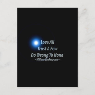 Ik hou van iedereen die vertrouwen heeft dat een p briefkaart