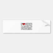Ik hou van iemand die met dyslexie vecht bumpersticker (Voorkant)