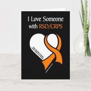 Ik hou van iemand...hart/lint...RSD/CRPS Kaart