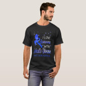 Ik hou van iemand met Achter's Disease Awareness B T-shirt (Voorkant volledig)