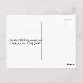 Ik hou van iemand met AUTISM Briefkaart (Achterkant)