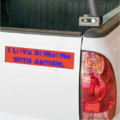 Ik hou van iemand met Autism-bumper sticker (Op Truck)