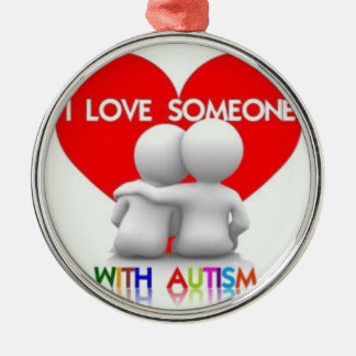 Ik hou van iemand met Autism Holiday Ornament