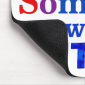 Ik hou van iemand met AUTISM Muismat (Hoek)