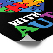 Ik hou van iemand met autisme 2 poster (Hoek)