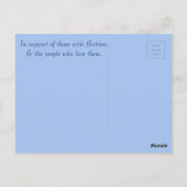 Ik hou van iemand met autisme Briefkaart (Achterkant)