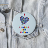 Ik hou van iemand met autisme Button (In situ)