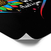 Ik hou van iemand met autisme en autisme poster (Hoek)