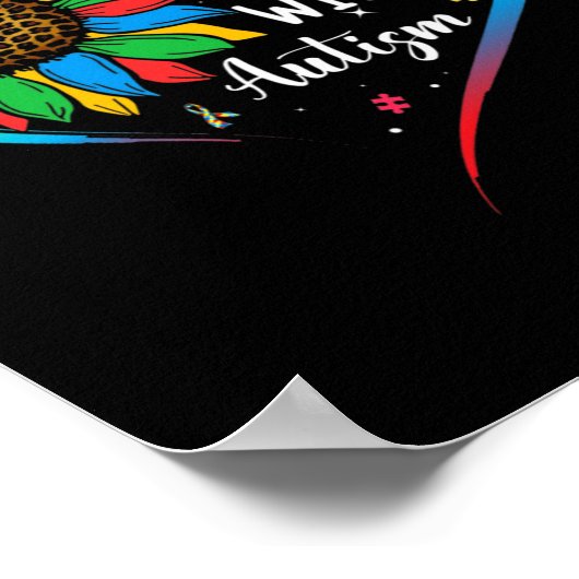 Ik hou van iemand met autisme en autisme poster (Hoek)