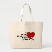 Ik hou van iemand met autisme grote tote bag (Voorkant)