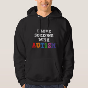 Ik hou van iemand met autisme hoodie