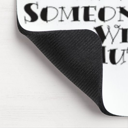 Ik hou van iemand met autisme muismat (Hoek)