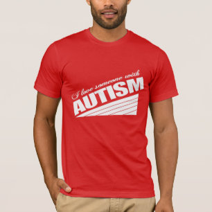 Ik hou van iemand met autisme t-shirt
