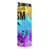 Ik hou van iemand met autisme thermosbeker (Geroteerd rechts)