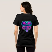 Ik hou van iemand met autisme Tri-Blend shirt (Achterkant volledig)