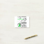 Ik hou van iemand met bewustzijn van verwondingen  post-it® notes (Op bureau)