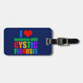 Ik hou van iemand met Cystic Fibrosis Bagagelabel (Voorkant horizontaal)
