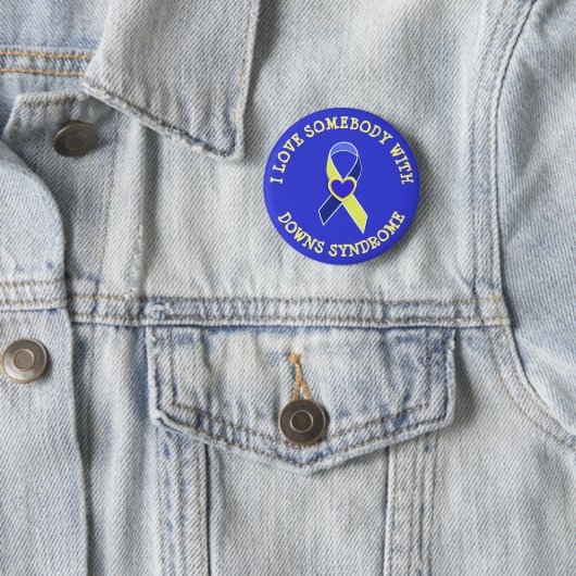 Ik hou van iemand met Downs Syndrome Button (In situ)