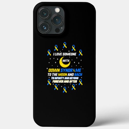 Ik hou van iemand met downsyndroom bewustzijn T21 Case-Mate iPhone Case (Achterkant)