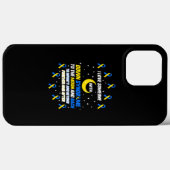 Ik hou van iemand met downsyndroom bewustzijn T21 Case-Mate iPhone Case (Achterkant (horizontaal))