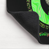 Ik hou van iemand met een hersenhandicap. muismat (Hoek)