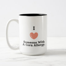 Ik hou van iemand met een maïsallergie