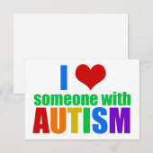 Ik hou van iemand met een mooie regenboog-Kaart vo (Voorkant / Achterkant)