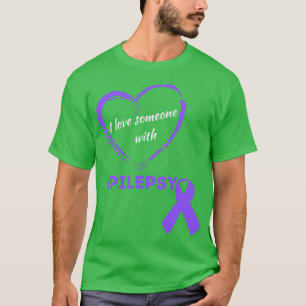 Ik hou van iemand met een Paarse bewustwording van T-shirt
