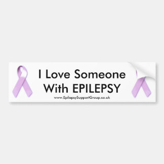 Ik hou van iemand met EPILEPSY Bumpersticker