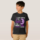 Ik hou van iemand met Epilepsy Support Epilepsy Aw T-shirt (Voorkant volledig)