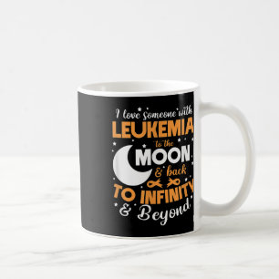 Ik hou van iemand met leukemie bewustzijnsonderste koffiemok