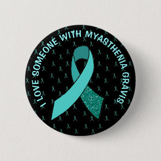 Ik hou van iemand met Myasthenia Gravis Button