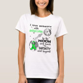 Ik hou van iemand met non-Hodgkin lymfoom T-shirt (Voorkant)