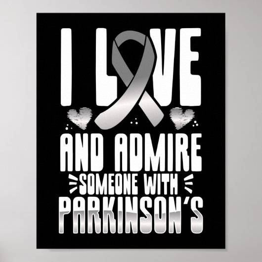 Ik hou van iemand met Parkinsons. Poster (Voorkant)