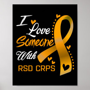 Ik hou van iemand met RSD CRPS Awareness 1 Poster