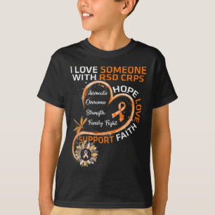 Ik hou van iemand met Rsd Crps-bewustzijn Libelle  T-shirt