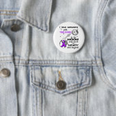 Ik hou van iemand met Turner Syndrome Awareness Ronde Button 5,7 Cm (In situ)