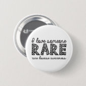 Ik hou van iemand Rare Ronde Button 5,7 Cm (Voorkant /achterkant)