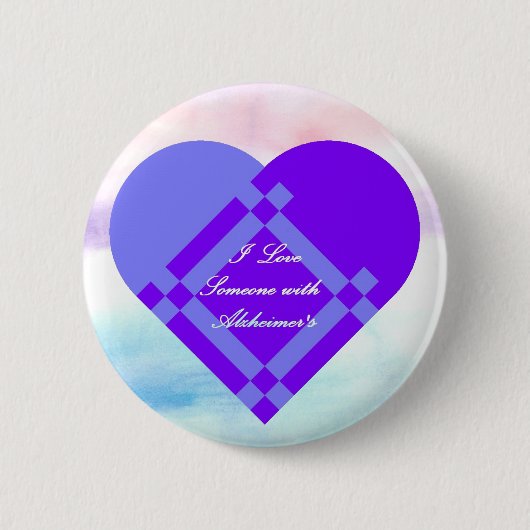 Ik hou van iemand ronde button 5,7 cm (Voorkant)