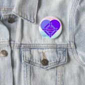 Ik hou van iemand ronde button 5,7 cm (In situ)