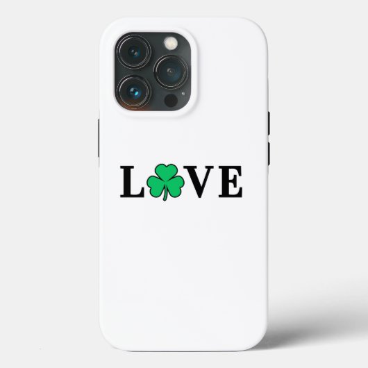 Ik hou van Ierland I Love Irish Shamrock Clover Mo Case-Mate iPhone Case (Achterkant)