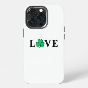 Ik hou van Ierland I Love Irish Shamrock Clover Mo iPhone 13 Pro Hoesje