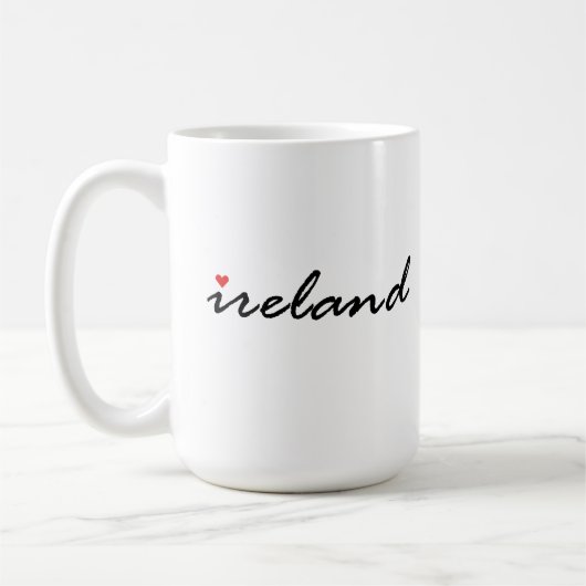Ik hou van Ierland Koffiemok (Links)