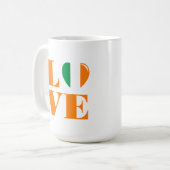 Ik hou van Ierland Koffiemok (Voorkant links)