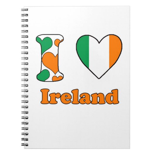 Ik hou van Ierland Notitieboek (Voorkant)