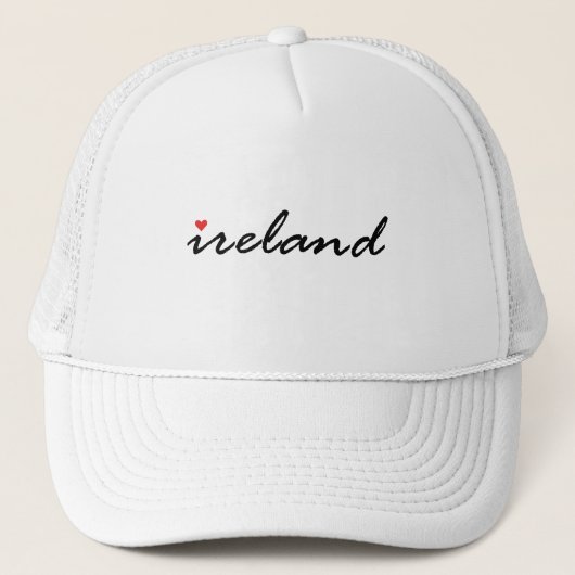 Ik hou van Ierland Trucker Pet (Voorkant)