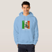 Ik hou van Ierland-trui Hoodie (Voorkant volledig)