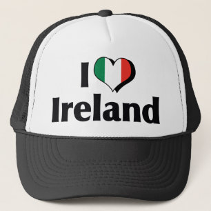 Ik hou van Ierland Vlag Trucker Pet