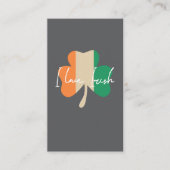 Ik hou van Iers! Visitekaartje (Voorkant)